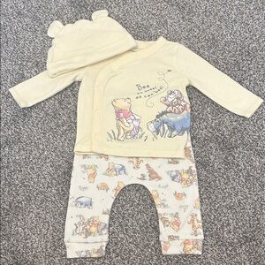 Disney Winnie the Pooh Cream One Piece Outfit